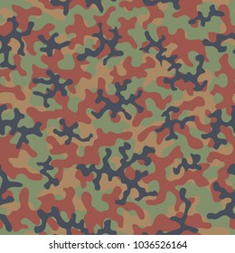 Camouflage pattern. Seamless. Military background. Soldier camouflage. Abstract seamless pattern for army, navy, hunting, fashion cloth textile. Colorful modern soldier style. Vector facric texture