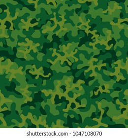 Camouflage pattern. Seamless. Military background. Soldier camouflage. Abstract seamless pattern for army, navy, hunting, fashion cloth textile. Colorful modern soldier style. Vector facric texture