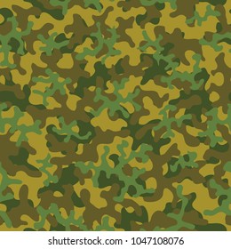 Camouflage pattern. Seamless. Military background. Soldier camouflage. Abstract seamless pattern for army, navy, hunting, fashion cloth textile. Colorful modern soldier style. Vector facric texture