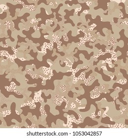 Camouflage pattern. Seamless. Military background. Soldier camouflage. Abstract seamless pattern for army, navy, hunting, fashion cloth textile. Colorful modern soldier style. Vector facric texture.
