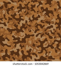 Camouflage pattern. Seamless. Military background. Soldier camouflage. Abstract seamless pattern for army, navy, hunting, fashion cloth textile. Colorful modern soldier style. Vector facric texture