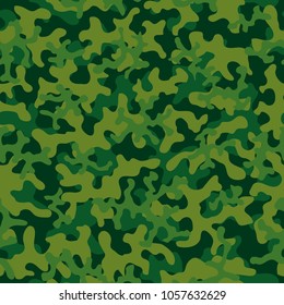 Camouflage pattern. Seamless. Military background. Soldier camouflage. Abstract seamless pattern for army, navy, hunting, fashion cloth textile. Colorful modern soldier style. Vector facric texture