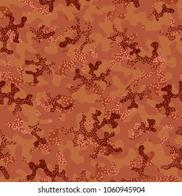 Camouflage pattern. Seamless. Military background. Soldier camouflage. Abstract seamless pattern for army, navy, hunting, fashion cloth textile. Colorful modern soldier style. Vector facric texture.