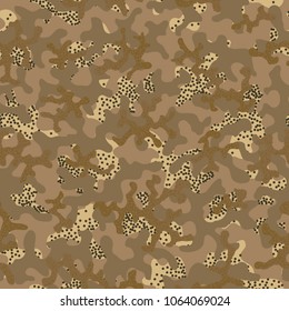 Camouflage pattern. Seamless. Military background. Soldier camouflage. Abstract seamless pattern for army, navy, hunting, fashion cloth textile. Colorful modern soldier style. Vector facric texture.