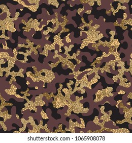 Camouflage pattern. Seamless. Military background. Soldier camouflage. Abstract seamless pattern for army, navy, hunting, fashion cloth textile. Colorful modern soldier style. Vector facric texture.
