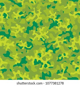 Camouflage pattern. Seamless. Military background. Soldier camouflage. Abstract seamless pattern for army, navy, hunting, fashion cloth textile. Colorful modern soldier style. Vector facric texture