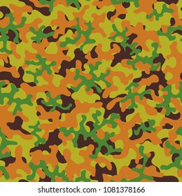 Camouflage pattern. Seamless. Military background. Soldier camouflage. Abstract seamless pattern for army, navy, hunting, fashion cloth textile. Colorful modern soldier style. Vector facric texture