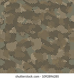 Camouflage pattern. Seamless. Military background. Soldier camouflage. Abstract seamless pattern for army, navy, hunting, fashion cloth textile. Colorful modern soldier style. Vector fabric texture.
