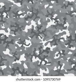 Camouflage pattern. Seamless. Military background. Soldier camouflage. Abstract seamless pattern for army, navy, hunting, fashion cloth textile. Colorful modern soldier style. Vector fabric texture.