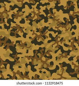 Camouflage pattern. Seamless. Military background. Soldier camouflage. Abstract seamless pattern for army, navy, hunting, fashion cloth textile. Colorful modern soldier style. Vector facric texture