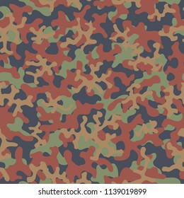 Camouflage pattern. Seamless. Military background. Soldier camouflage. Abstract seamless pattern for army, navy, hunting, fashion cloth textile. Colorful modern soldier style. Vector facric texture