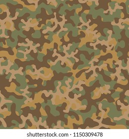 Camouflage pattern. Seamless. Military background. Soldier camouflage. Abstract seamless pattern for army, navy, hunting, fashion cloth textile. Colorful modern soldier style. Vector facric texture