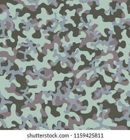 Camouflage pattern. Seamless. Military background. Soldier camouflage. Abstract seamless pattern for army, navy, hunting, fashion cloth textile. Colorful modern soldier style. Vector facric texture