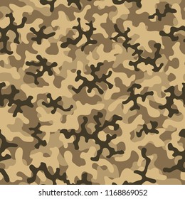 Camouflage pattern. Seamless. Military background. Soldier camouflage. Abstract seamless pattern for army, navy, hunting, fashion cloth textile. Colorful modern soldier style. Vector fabric texture