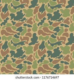 Camouflage pattern. Seamless. Military background. Soldier camouflage. Abstract seamless pattern for army, navy, hunting, fashion cloth textile. Colorful modern soldier style. Vector facric texture.