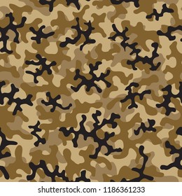Camouflage pattern. Seamless. Military background. Soldier camouflage. Abstract seamless pattern for army, navy, hunting, fashion cloth textile. Colorful modern soldier style. Vector facric texture