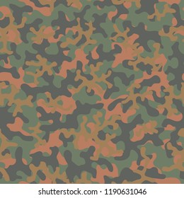 Camouflage pattern. Seamless. Military background. Soldier camouflage. Abstract seamless pattern for army, navy, hunting, fashion cloth textile. Colorful modern soldier style. Vector facric texture