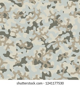 Camouflage pattern. Seamless. Military background. Soldier camouflage. Abstract seamless pattern for army, navy, hunting, fashion cloth textile. Colorful modern soldier style. Vector facric texture