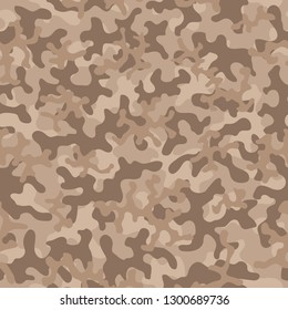 Camouflage pattern. Seamless. Military background. Soldier camouflage. Abstract seamless pattern for army, navy, hunting, fashion cloth textile. Colorful modern soldier style. Vector fabric texture.