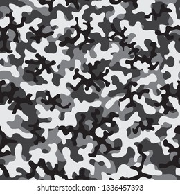 Camouflage pattern. Seamless. Military background. Soldier camouflage. Abstract seamless pattern for army, navy, hunting, fashion cloth textile. Colorful modern soldier style. Vector fabric texture.