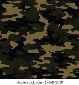 Camouflage pattern seamless pattern military background print