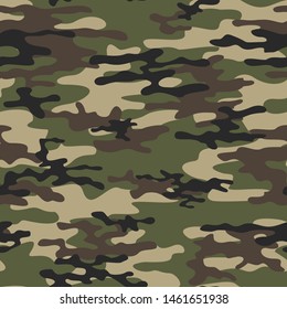camouflage pattern seamless on print clothes and fabrics