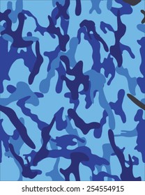 Camouflage pattern, seamless vector wallpaper