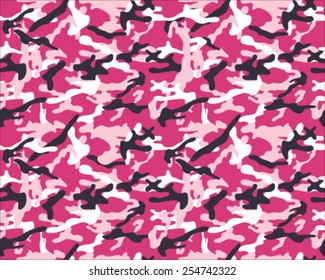 Camouflage pattern, seamless vector wallpaper