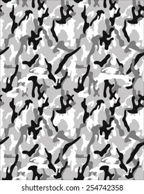 Camouflage pattern, seamless vector wallpaper