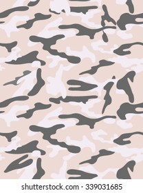 Camouflage pattern, seamless vector wallpaper