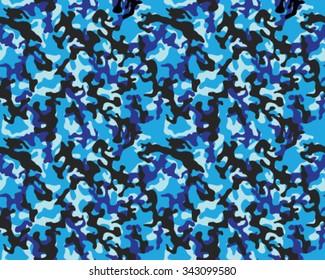 Camouflage pattern, seamless vector wallpaper