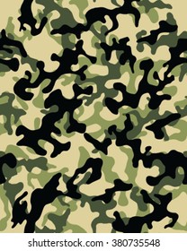 Camouflage pattern, seamless vector wallpaper