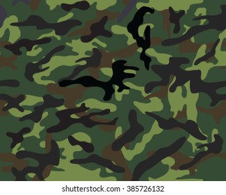 Camouflage pattern, seamless vector wallpaper
