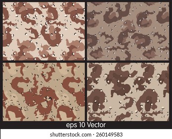 Camouflage pattern vector