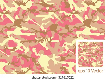 Camouflage pattern vector