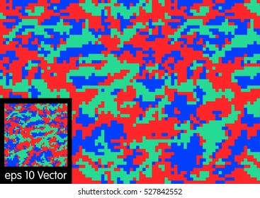 Camouflage pattern, vector

