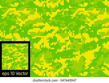 Camouflage pattern, vector

