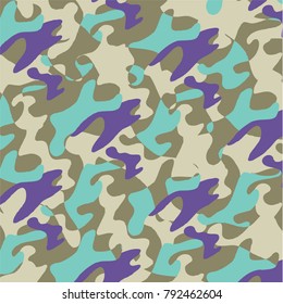 camouflage pattern in vector