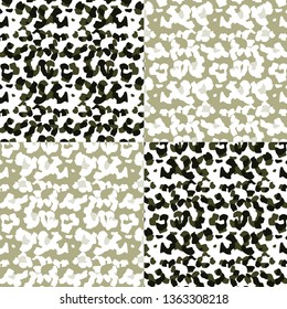 camouflage pattern, vector illustration.