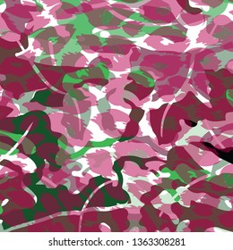 camouflage pattern, vector illustration.