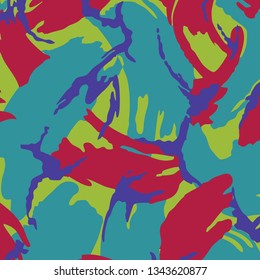 Camouflage pattern, vector illustration. Military print  Vector wallpaper