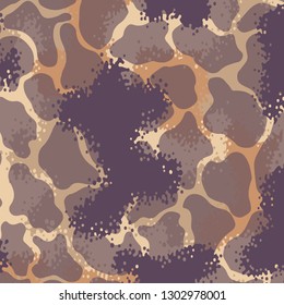 camouflage pattern, vector illustration.Military