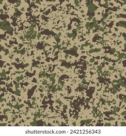 Camouflage pattern vector repeat print.