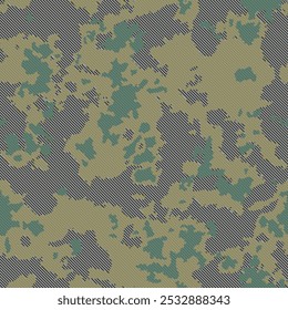 Camouflage patterns can be used in printing, dyeing, textile packaging, etc.