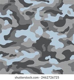 
Los patrones de camuflaje compuestos de líneas delicadas se pueden utilizar en textiles impresos, etc.