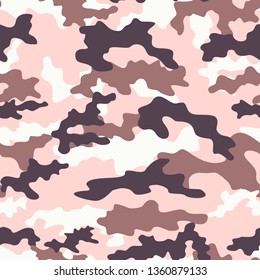 
camouflage pink seamless vector
