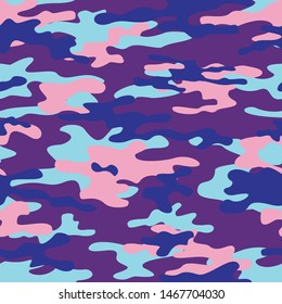 
camouflage pink seamless vector pattern for print