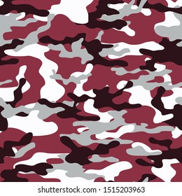 
camouflage pink seamless vector pattern for printing clothes, fabrics. modern new design.