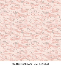 Camouflage pixel pattern for hunting. Military texture. Abstract army background for cloths