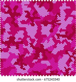 Camouflage pixel seamless 

